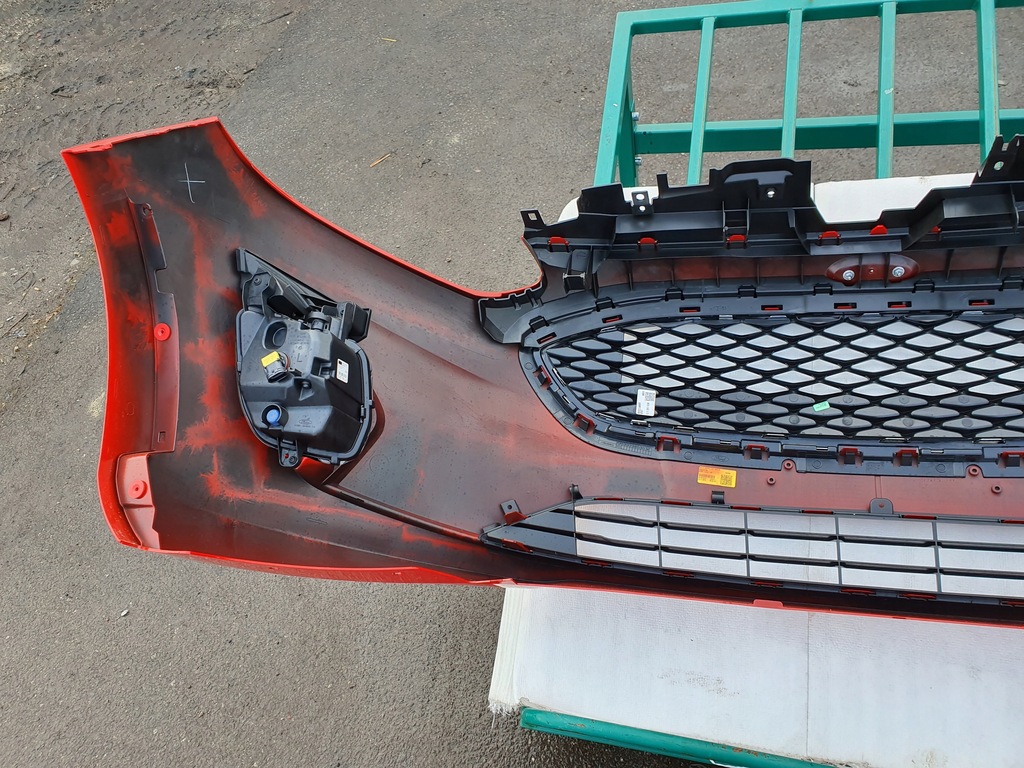 фото №6, Ford fiesta mk8 2017-2023 бампер перед kompletny новый race red