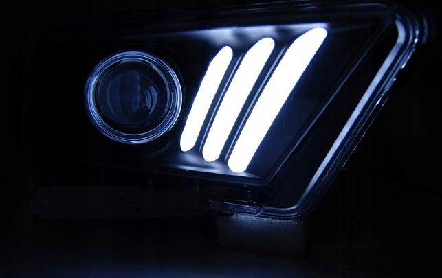 фото №2, Фары ford mustang v 10-13r led bar хром