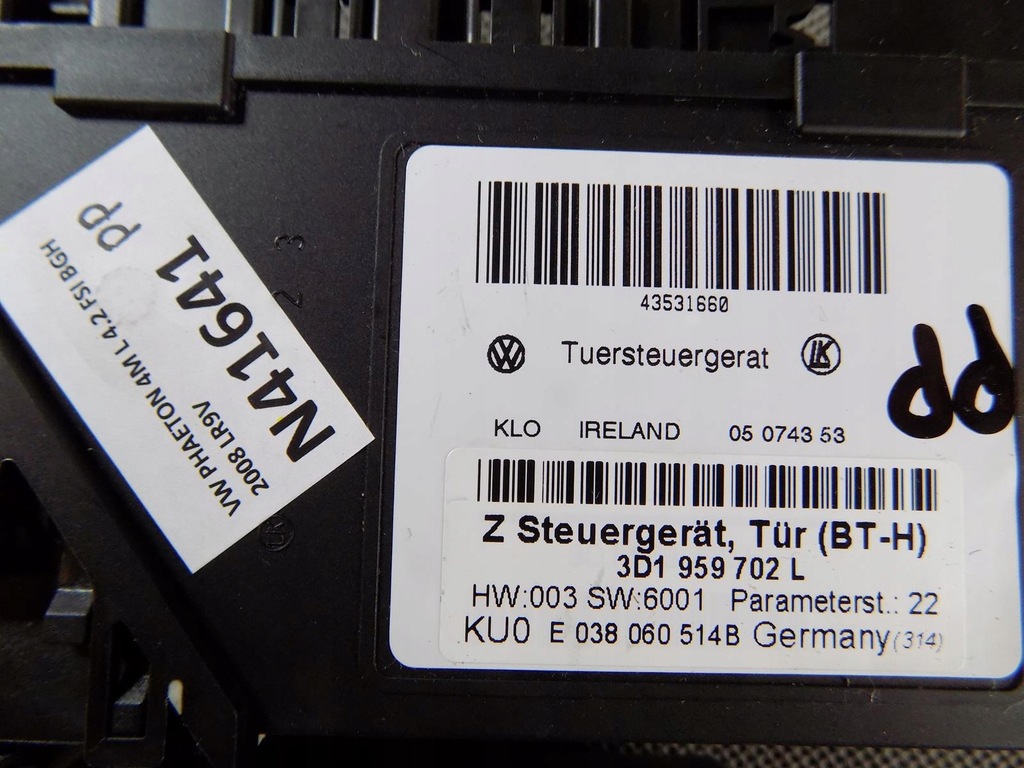 фото №5, Vw phaeton моторчик скло правий перед 3d1959702l