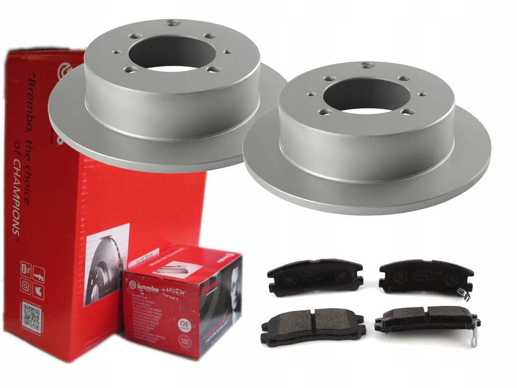 фото №1, Гальмівні диски + гальмівні колодки brembo задня mitsubishi galant v vi