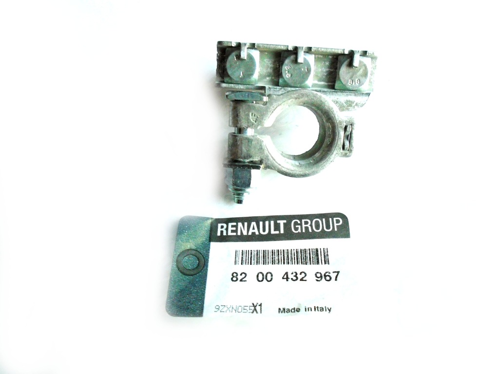 фото №13, Клемма аккумулятор минусовая renault trafic, scenic