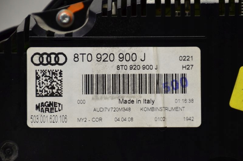 фото №5, Audi a5 8t счетчик приборы 8t0920900j