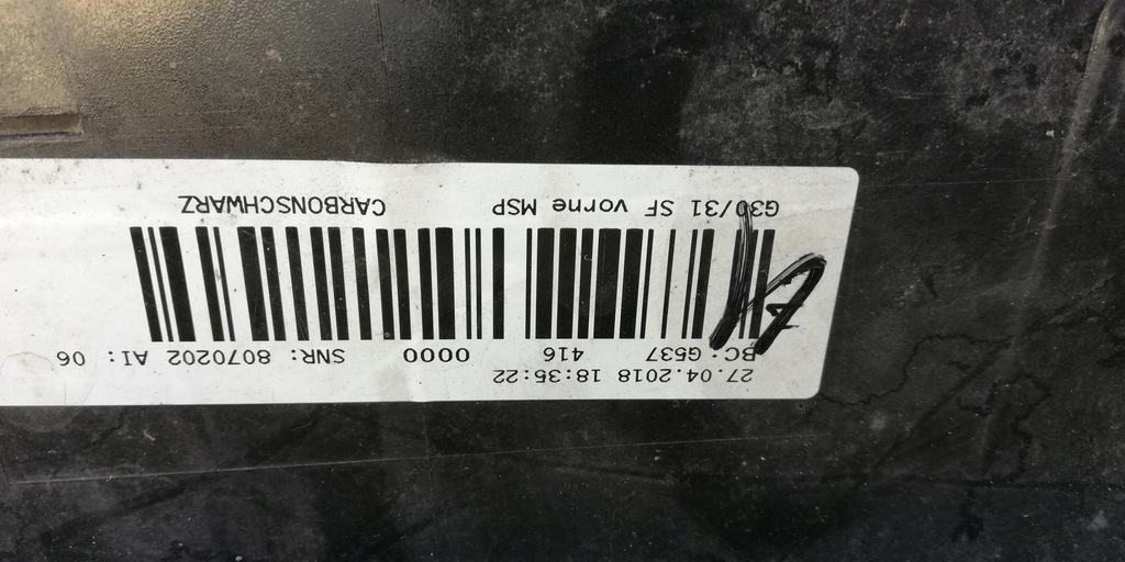 фото №12, Bmw 5 g30 g31 m набір 16- бампер передній перед