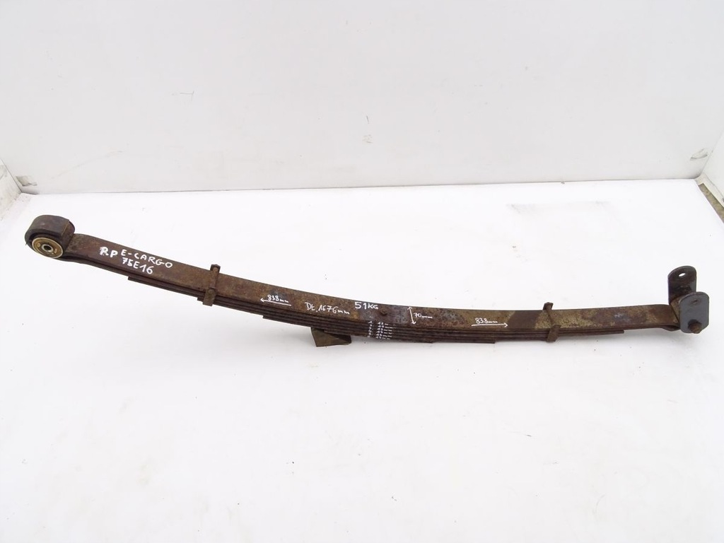 фото №1, Iveco eurocargo ii iii 02-15 рессора перед 6p 7cm