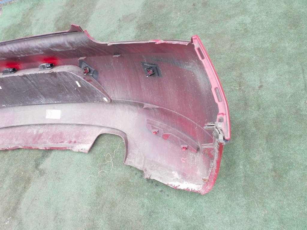 фото №14, Бампер задній vw scirocco 1k8 la3h червоний