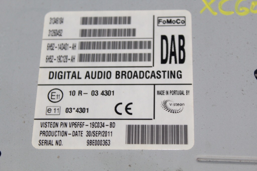 фото №2, Volvo xc60 усилитель модуль радио аудио 31346184