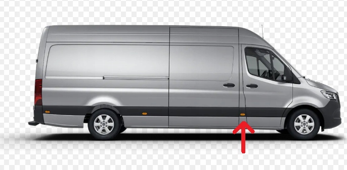 фото №12, Молдинг зовнішній mb sprinter 06- 906 bok fast ft90833