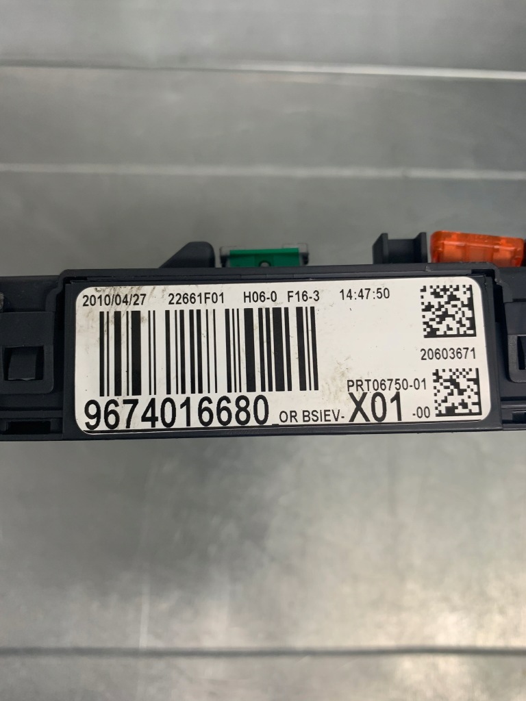 фото №1, Модуль bsi peugeot 207 1.6 hdi 9674016680