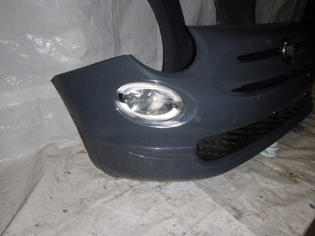 фото №4, Fiat 500 lift бампер капот лампи перед 2017 rok