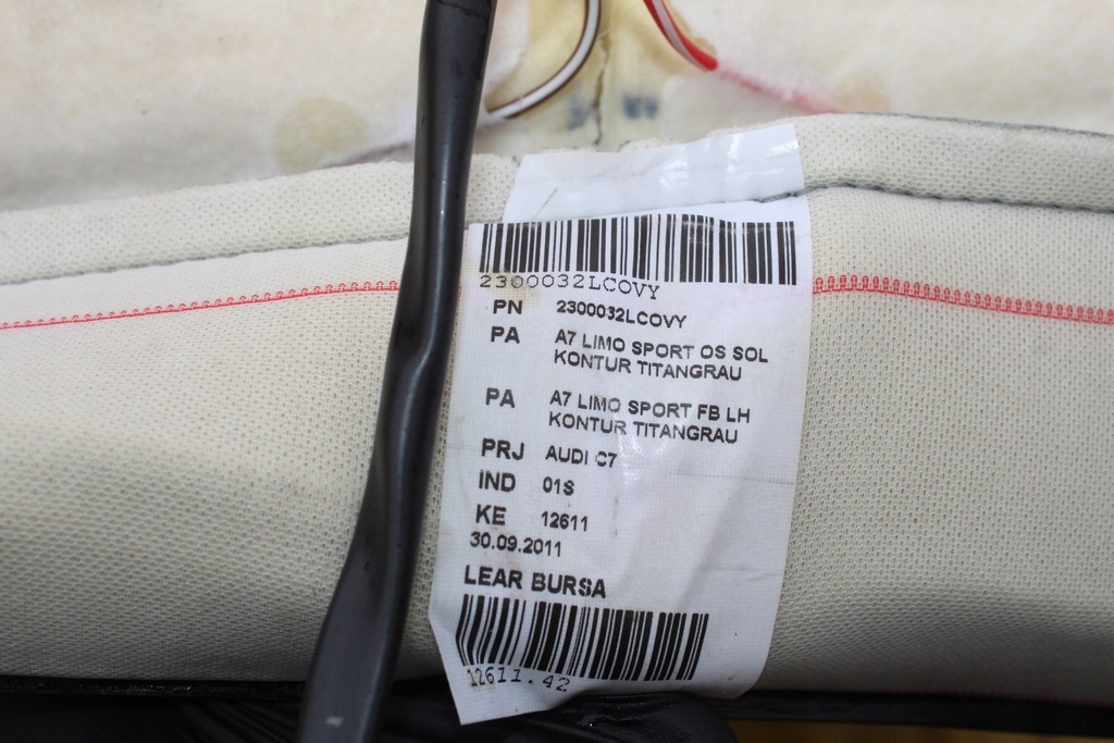 фото №9, Спинка сиденье левый перед audi a6 c7 материал подогрев сиденье