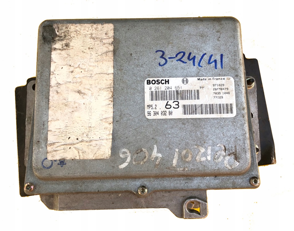 фото №1, Ecu peugeot 406 2.0 0261204651 96304032080