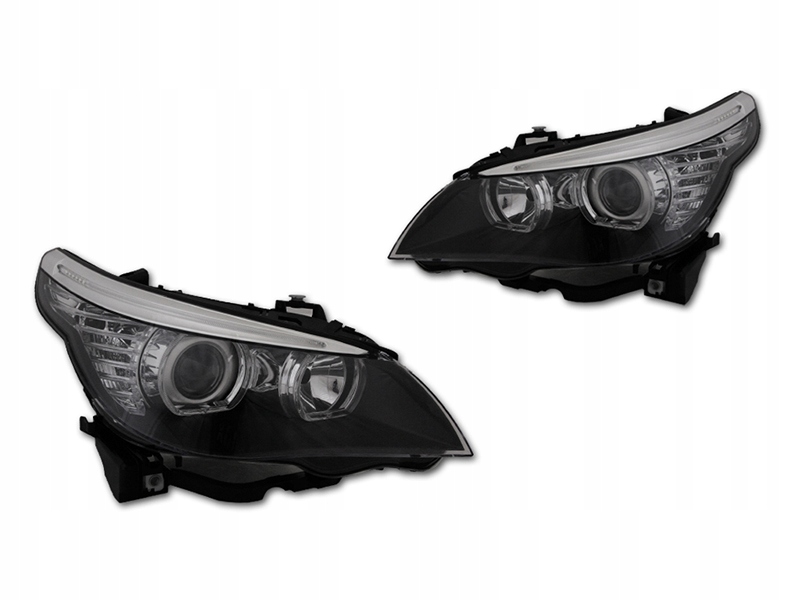 Купить Reflektort фары комплект  l+r кольца angel eyes led тюнинг bmw 5 e60 e61 2003-07