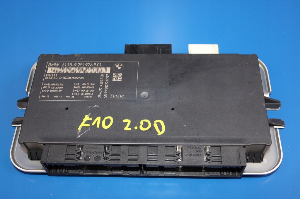 фото №1, Bmw 5 f10 f11 модуль света блок управления
