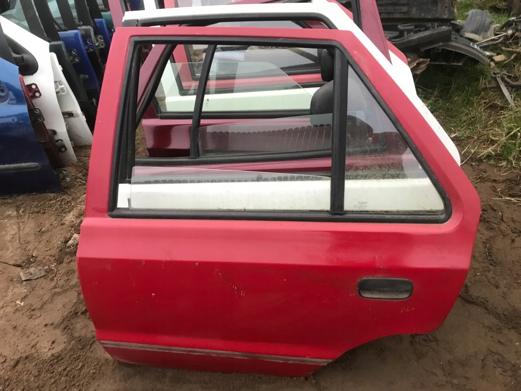 фото №1, Skoda felicja дверь правое бордовые перед задняя