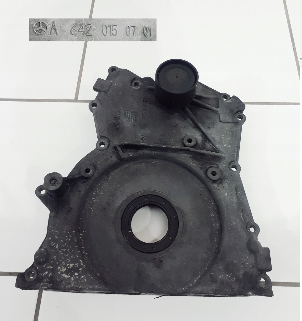 фото №1, Mercedes 3,0 v6 корпус захист розподільного валу a642015070