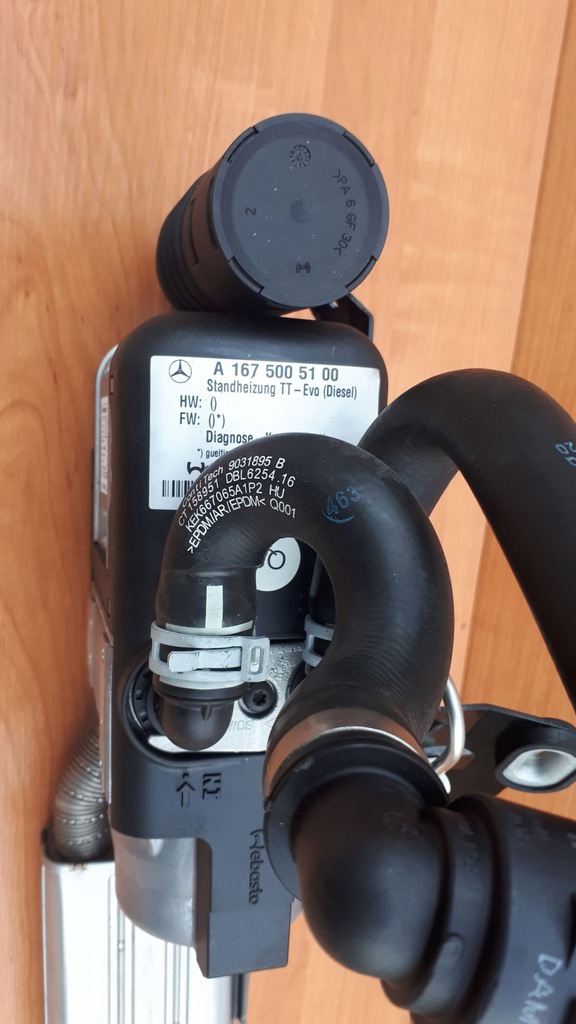 фото №8, Webasto mercedes a1675005100 w167 gle evo дизель
