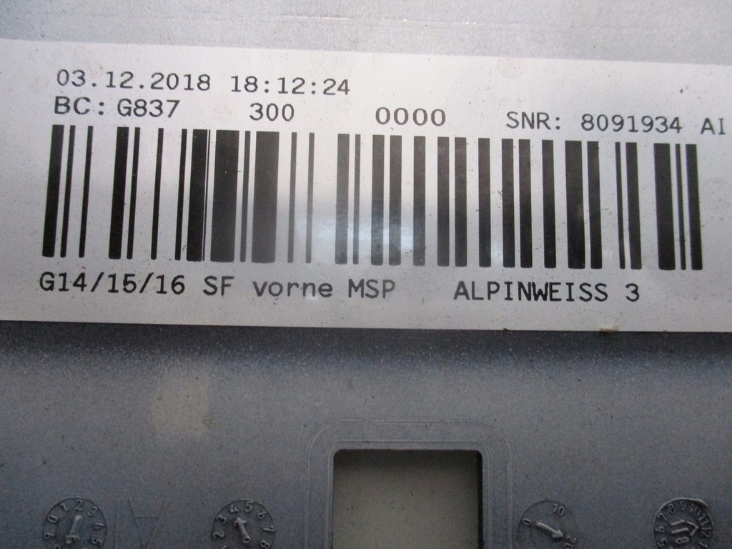 фото №7, Бампер bmw 8 g14 g15 g16 6x pdc usa