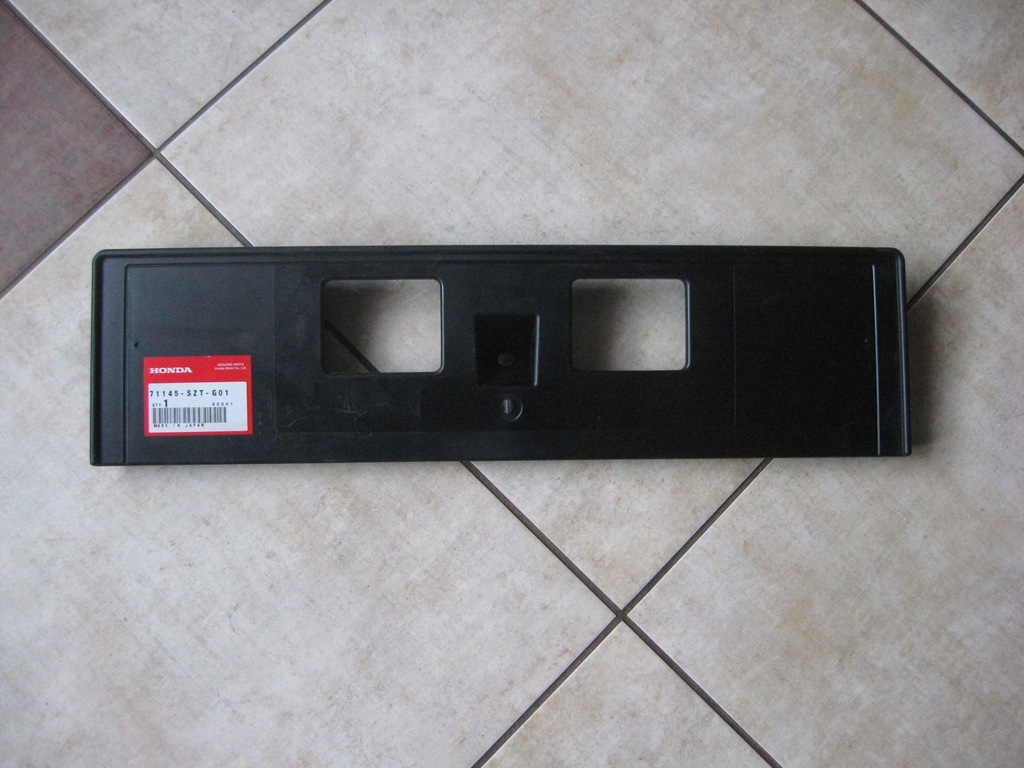 фото №1, Подкладка pod номерной знак - перед - honda cr-z - nowa