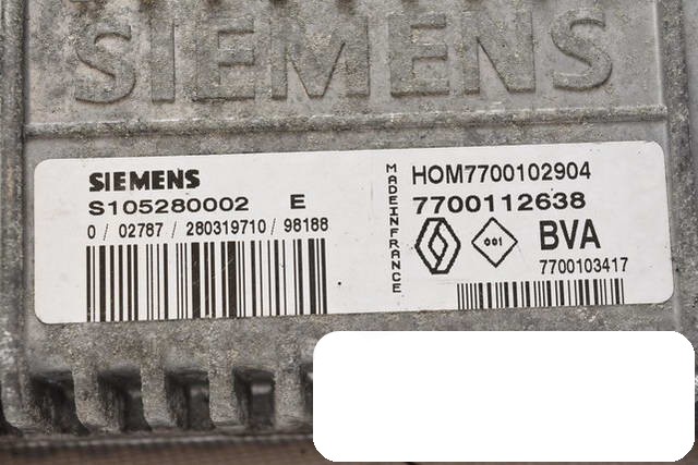 фото №3, Бортовий комп'ютер renault scenic s105280002e hom7700102904