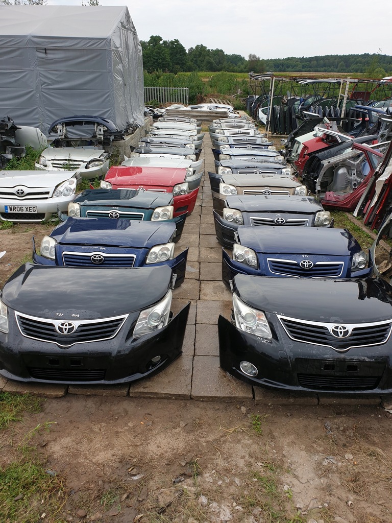 фото №11, Toyota avensis t25 lift kompletny перед 3j6 капот