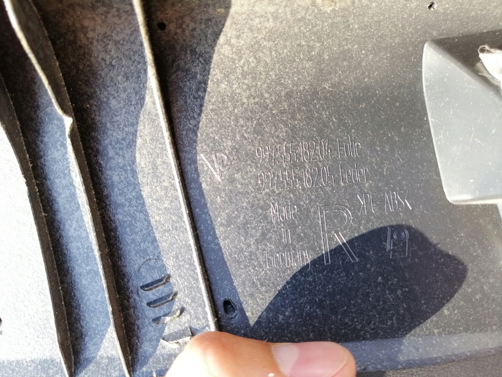 фото №7, Porsche 911 997 защита стойка правая 99755518204