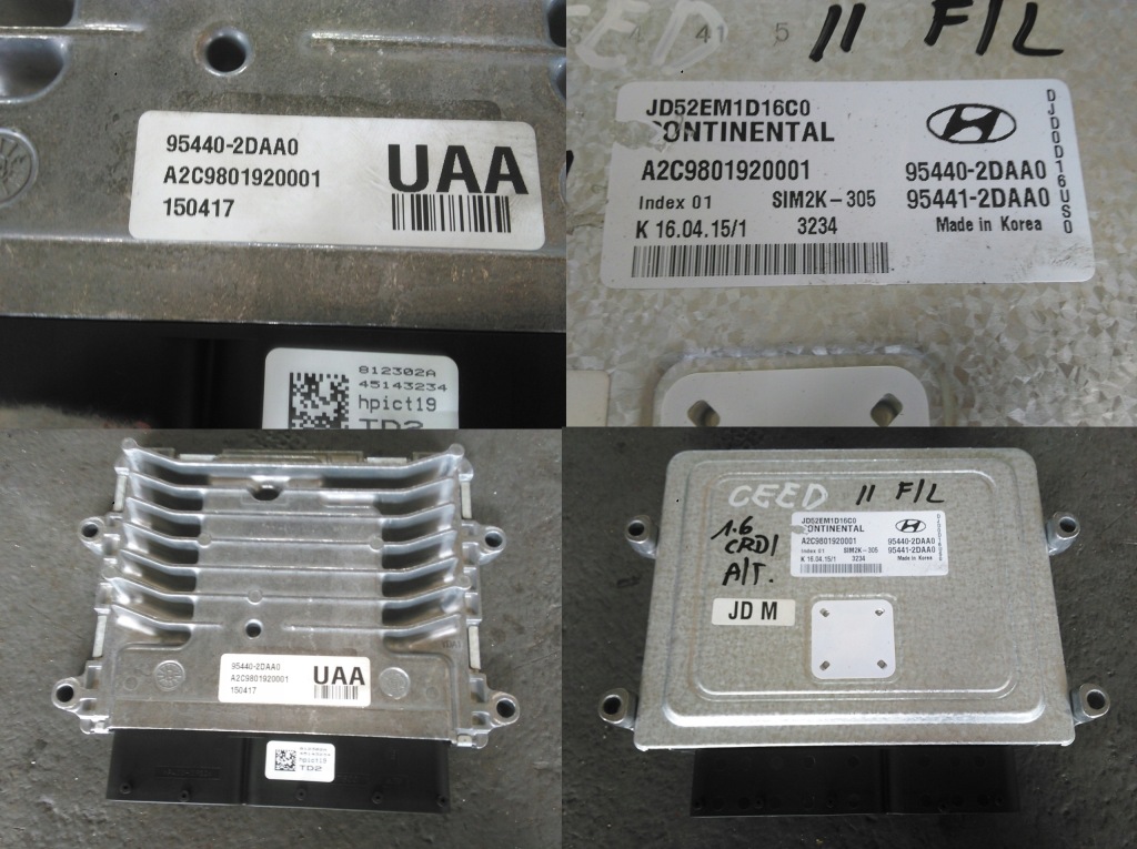 фото №1, Kia ceed ii lift бортовий комп'ютер 95440-2daa0 95441-2daa0