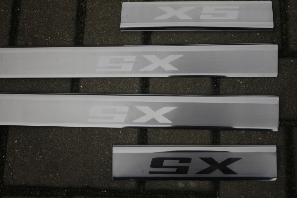 фото №7, Накладки пороги молдинг декоративная bmw x5 2001-2007