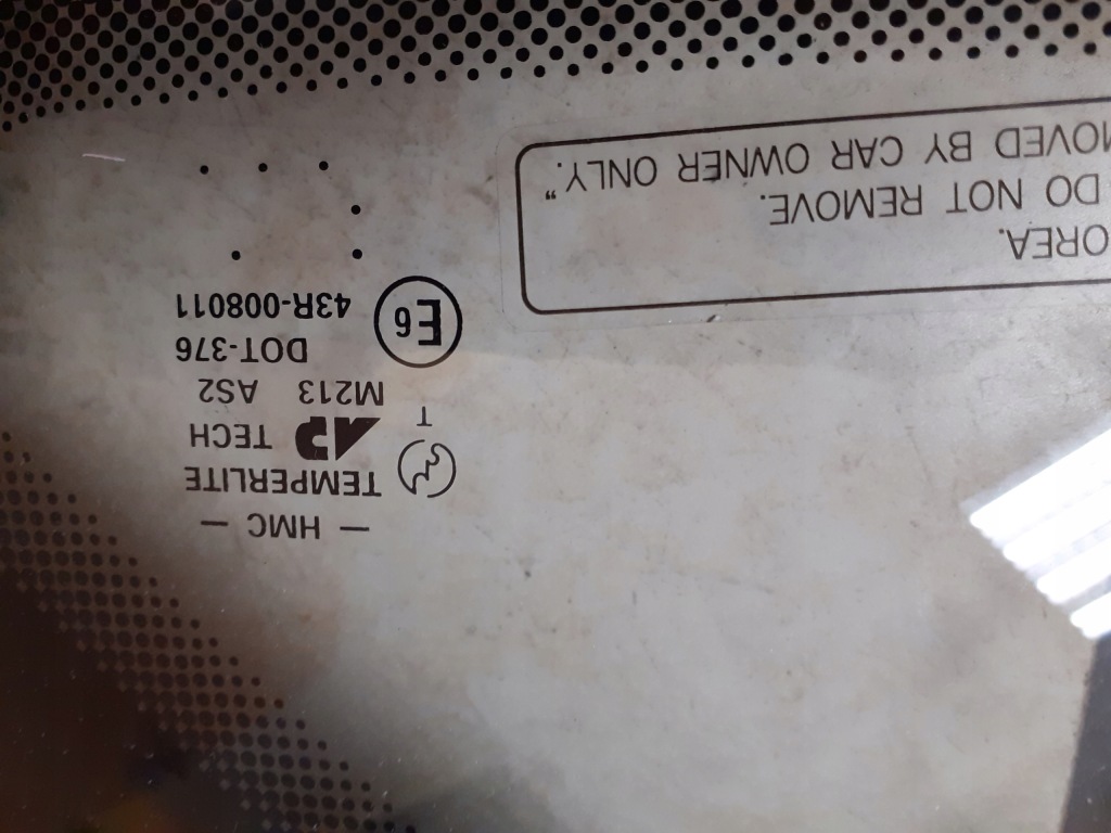 фото №2, Скло задня ліва hyundai s coupe 91-96