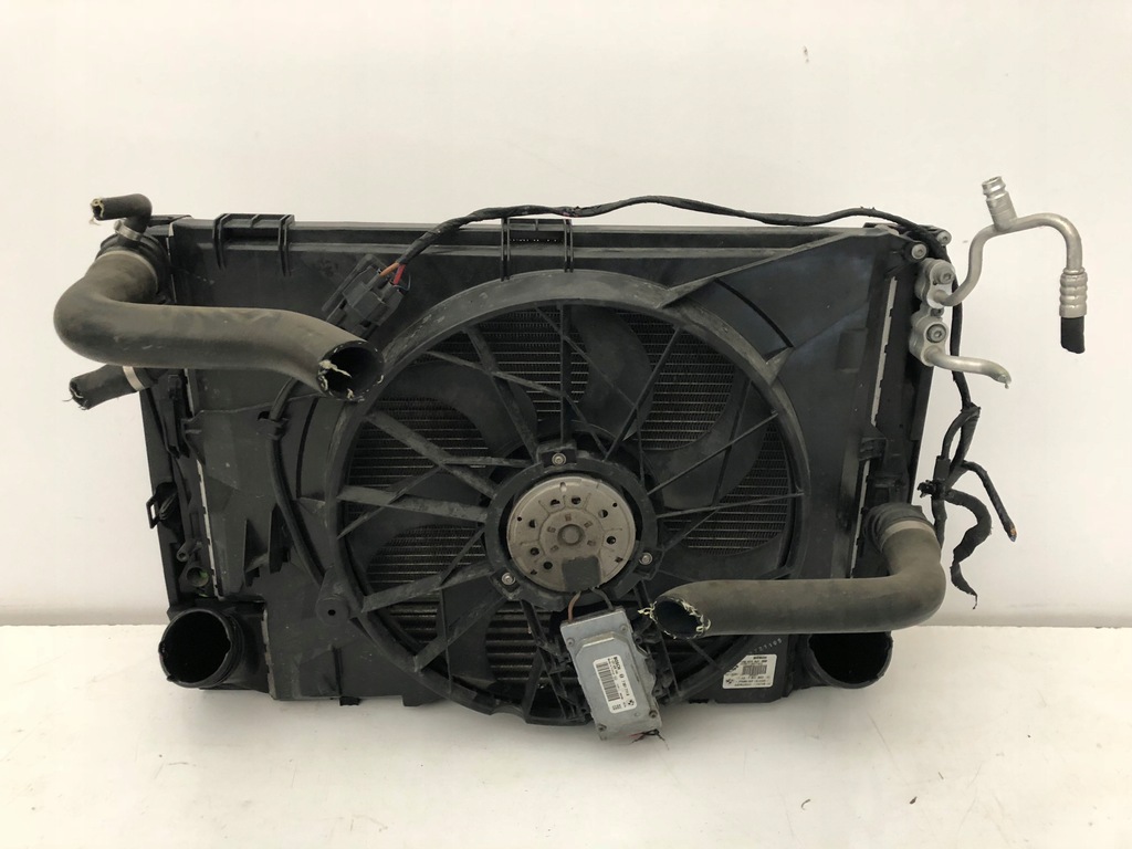 фото №4, Bmw 3 e90 e91 радіатор вентилятор комплект 2.0d