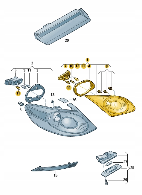 фото №2, Лампа vw passat cc r-line задня права wew aso