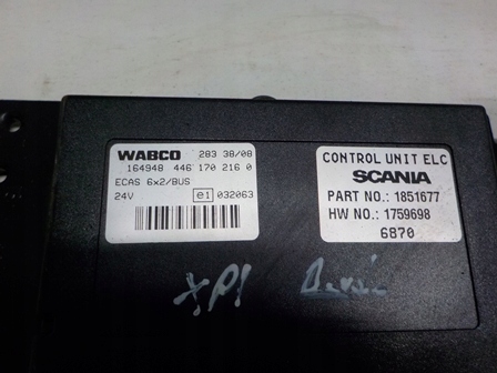 фото №2, Scania r блок управления модуль ecas