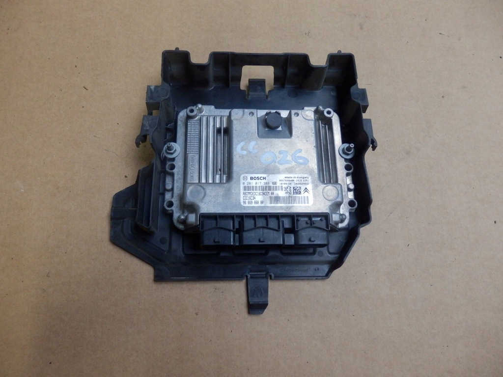 фото №1, Citroen c3 ii 1.4 hdi бортовой компьютер двигателя