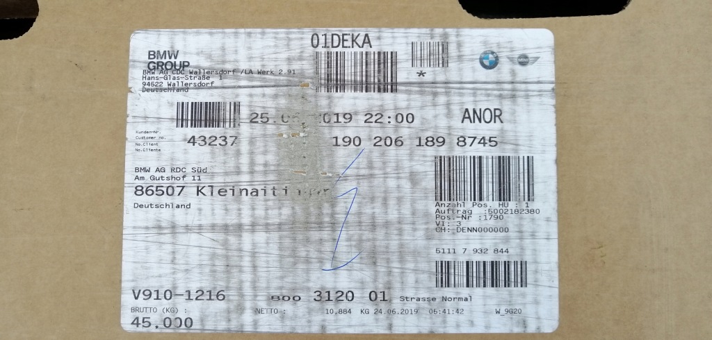 фото №9, Bmw 2 f46 lift m-pakiet бампер перед pdc новый