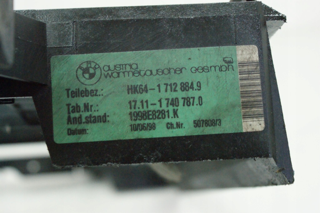 Рамка радіатор оливи bmw e39 525 tds 98r Зі Шроту