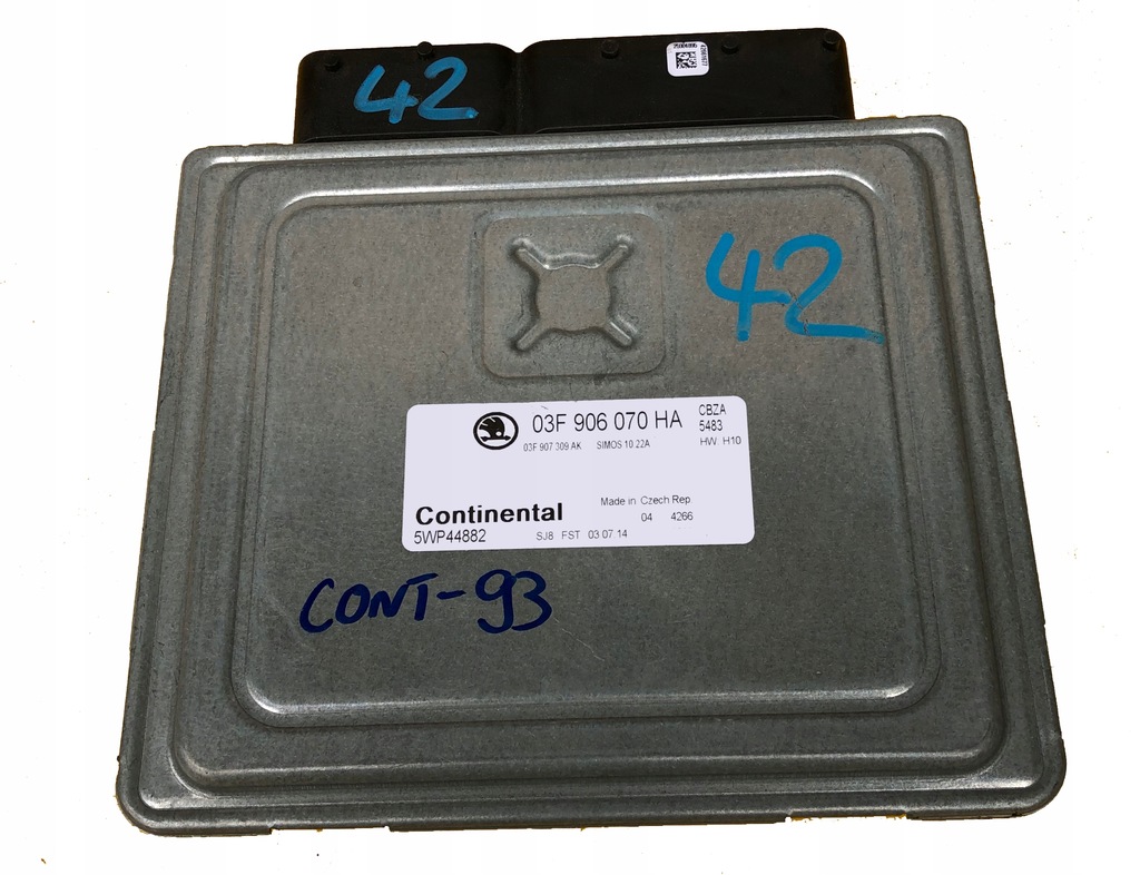 фото №1, Ecu skoda rapid 1.2tsi 03f906070ha 5wp44882 dopisz