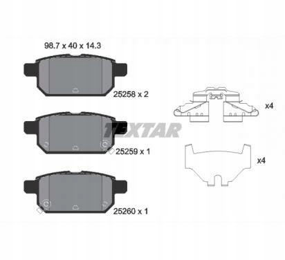 фото №2, Textar гальмівні колодки гальмівні suzuki swift iv 10