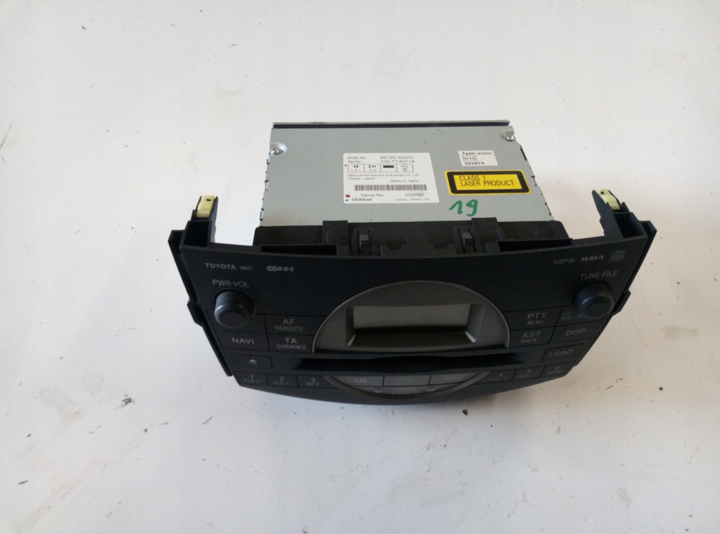 фото №1, Радио cd 8612042220 toyota rav4 07-