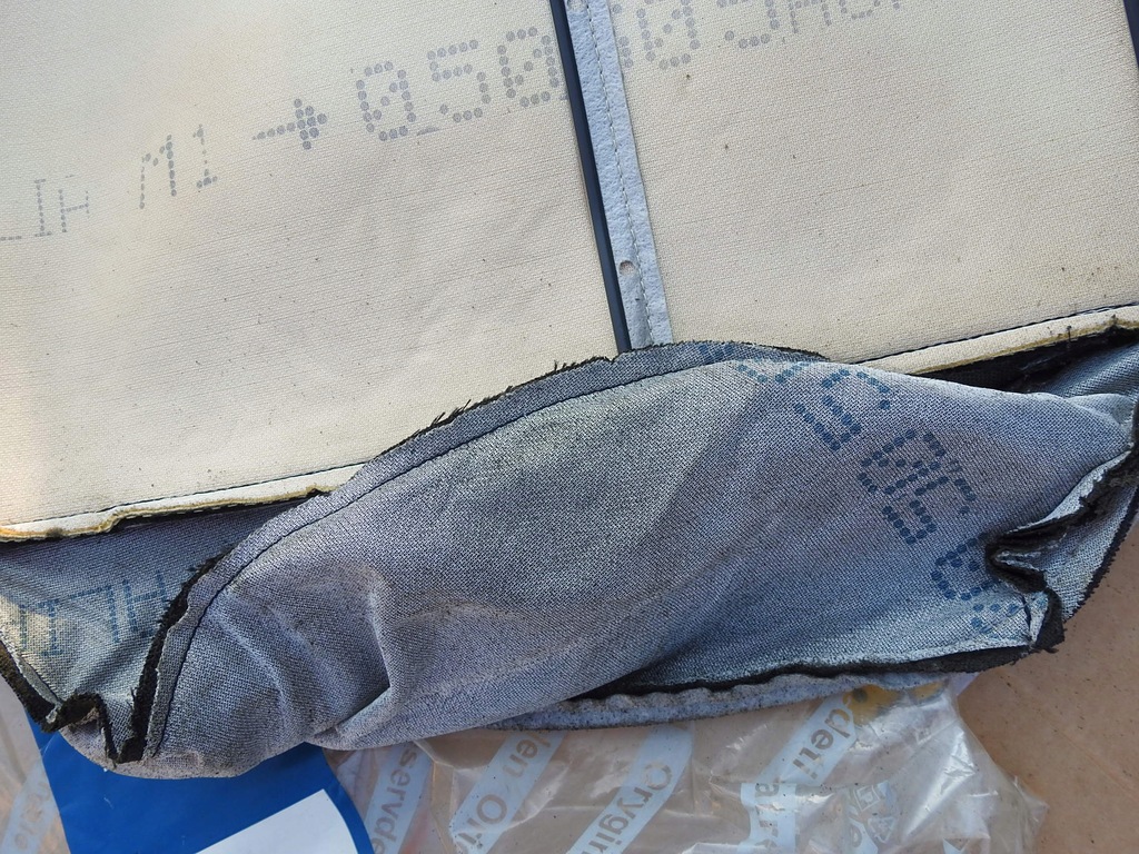 фото №8, Обшивка сидіння сидіння fiat panda ii 4x4 чорні