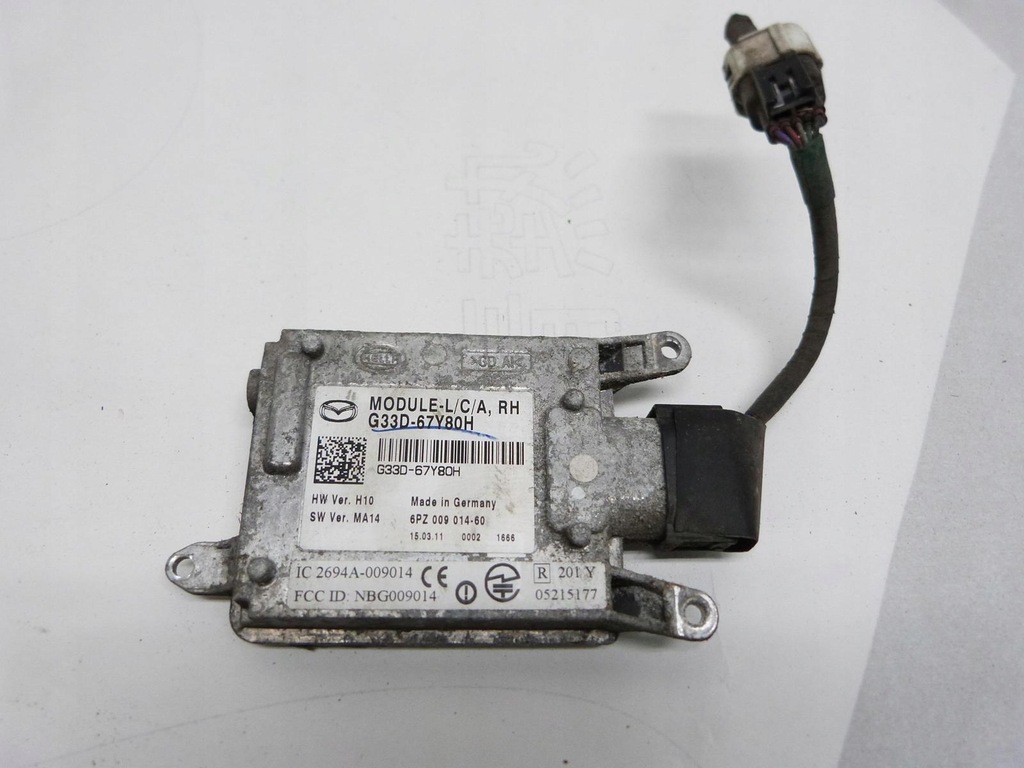 фото №1, Mazda 6 gh lift модуль блок керування світла стартер