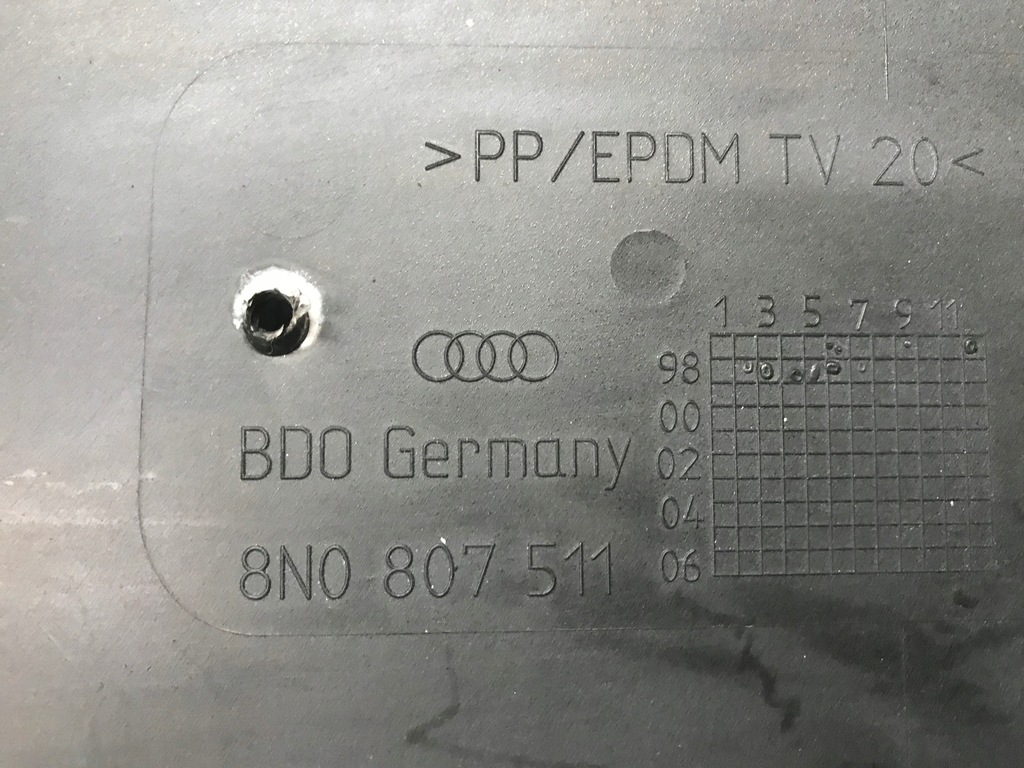 фото №8, Бампер задняя задний audi tt 99-05