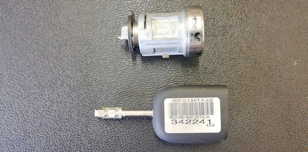 фото №2, Jaguar x-type замок зажигания + ключ оригинал