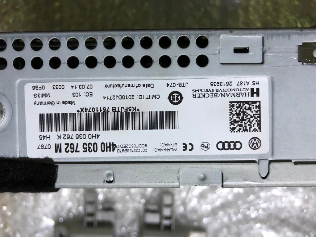 фото №13, Audi a8 s8 d4 задние мониторы система rse комплект 4h0919709c 4h0035762m