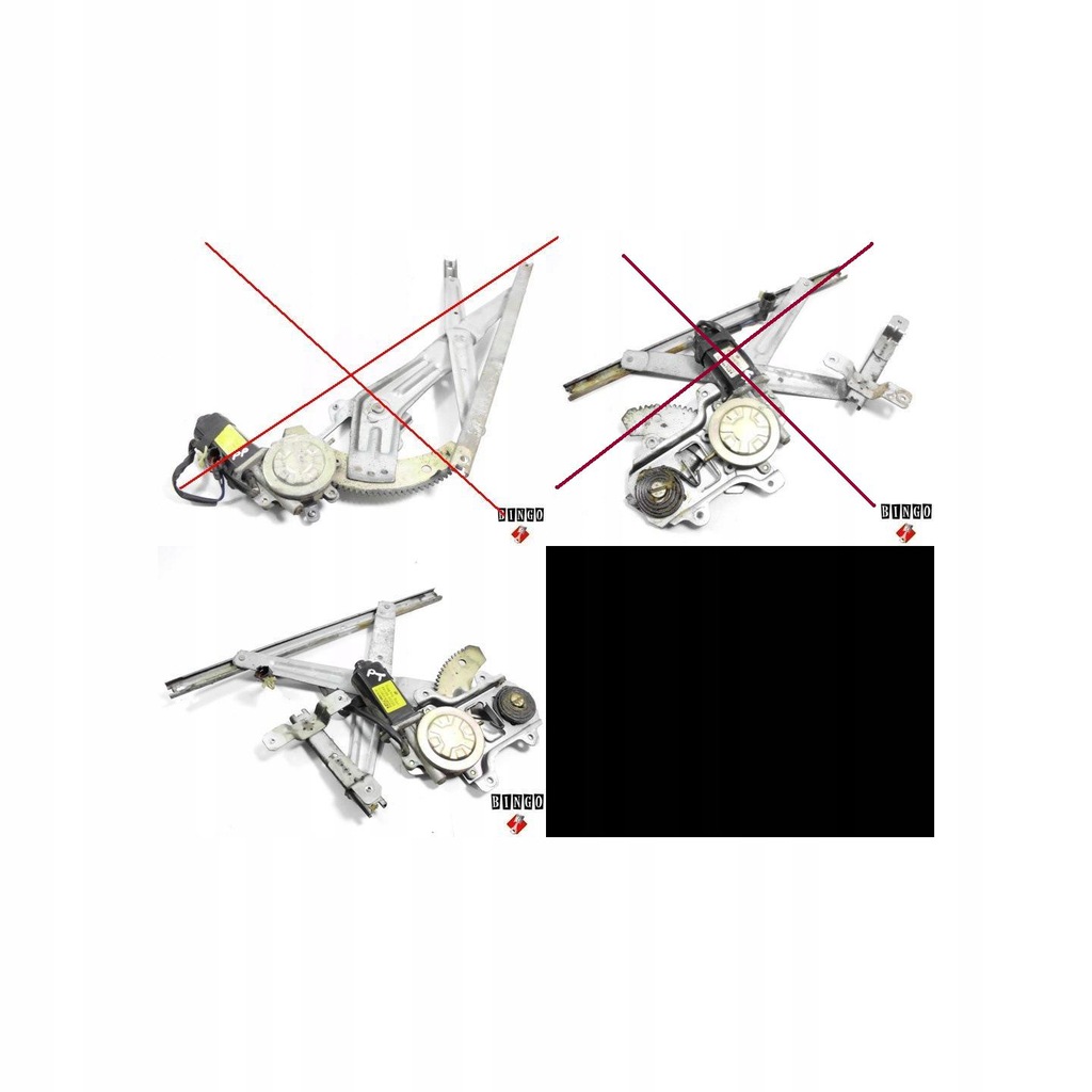 фото №1, Ssangyong musso механізм скло правий задня