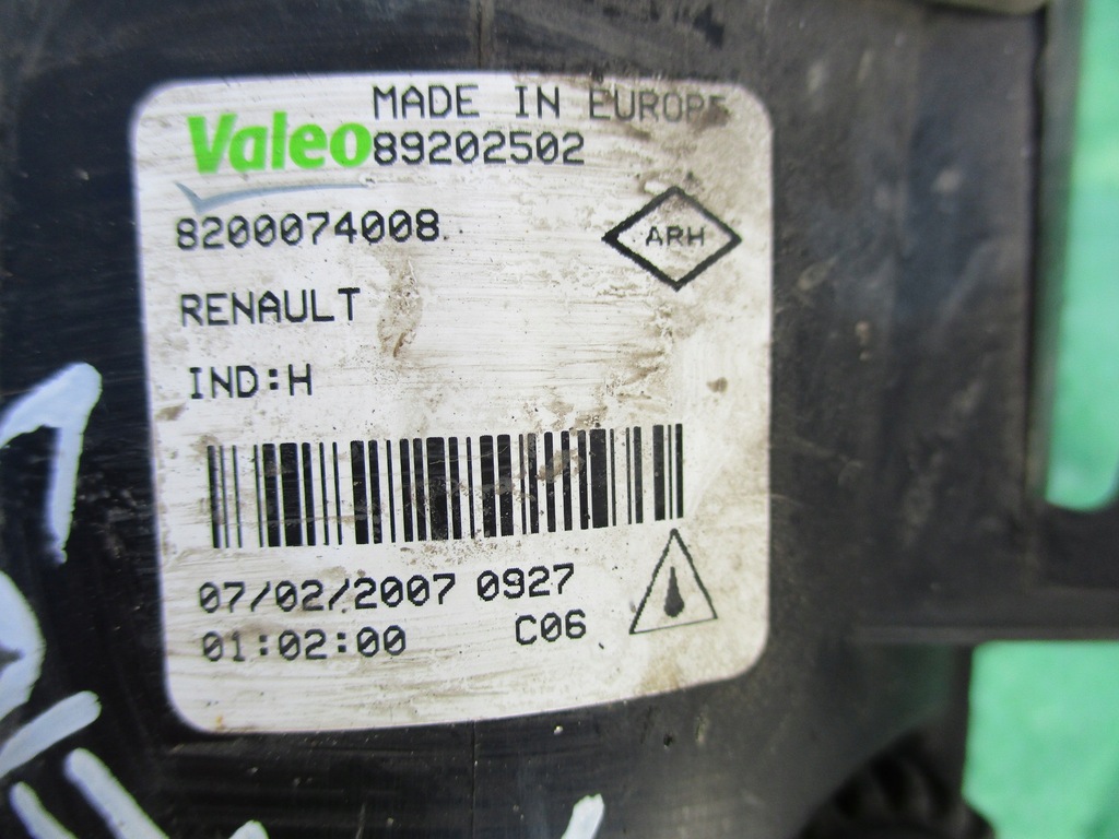 фото №4, Renault scenic ii противотуманная фара левый перед 89202502