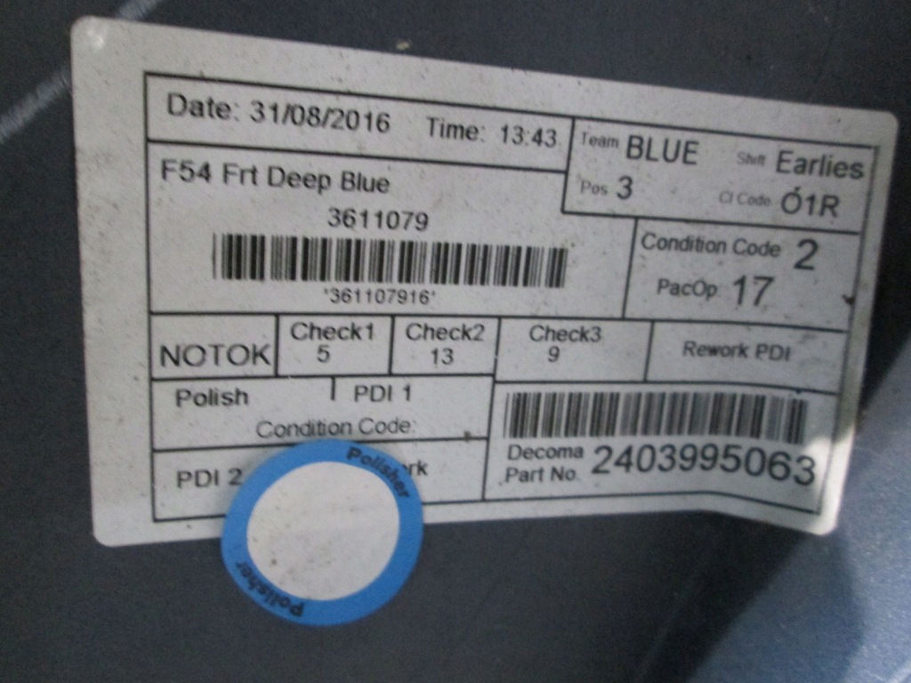 фото №16, Mini cooper f54 clubman бампер перед види