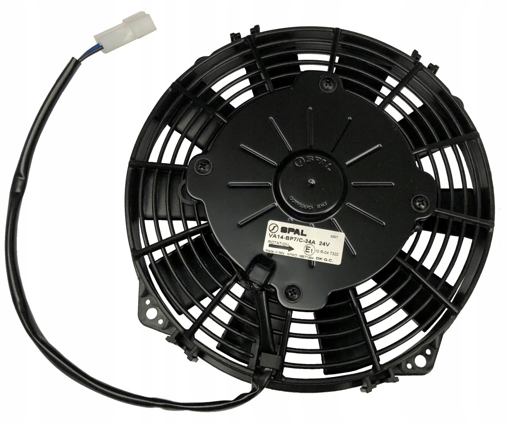 Купити Вентилятор spal 24v va14-bp7/c-34a - 190mm впускний