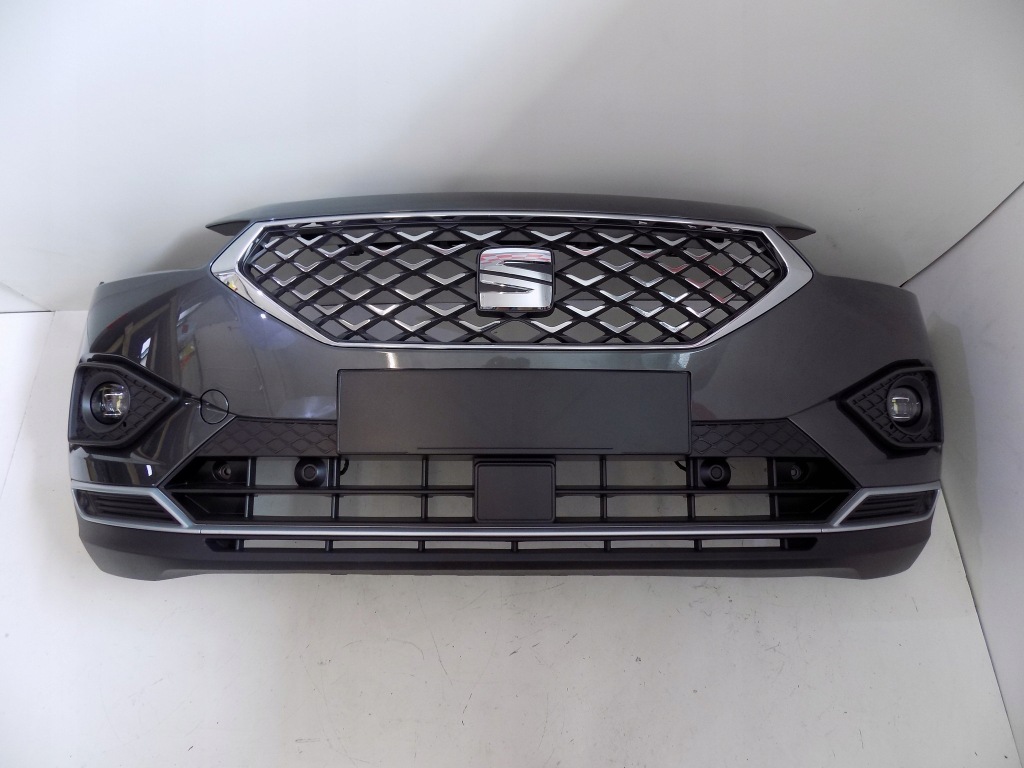 фото №4, Бампер перед решётка радиатора 6pdc цвет lr7h версия pod радар seat tarraco 2019+