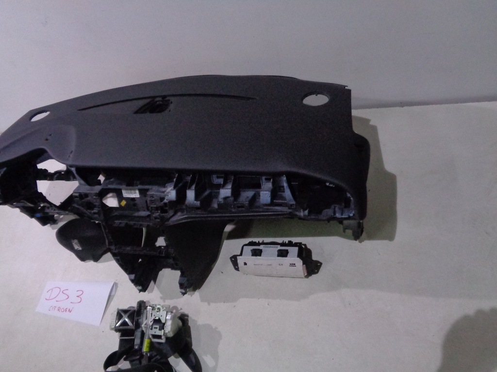 фото №2, Citroen ds3 панель приладів ремені подушки безпеки подушка безпеки комплект