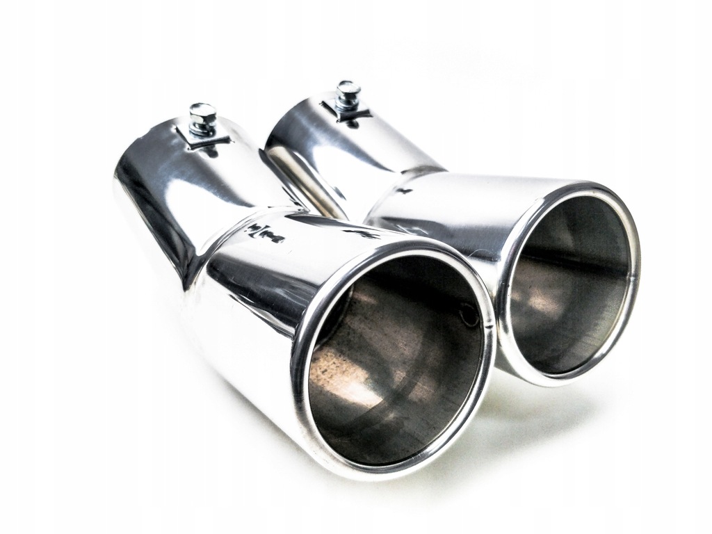 фото №6, Наконечник выхлоп двойной накладка vw golf 4 passat b5 bora vw golf iv