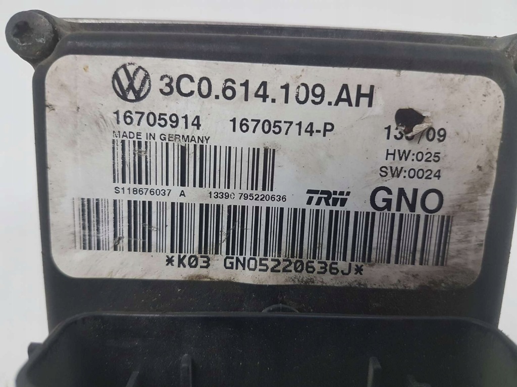 фото №4, Vw passat b6 насос abs 3c0614109ah
